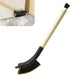 Hard Bristle Crevice Cleaning Brush, Long Handle Multifunctional Gap Cleaning Tool for Bathroom and Kitchen