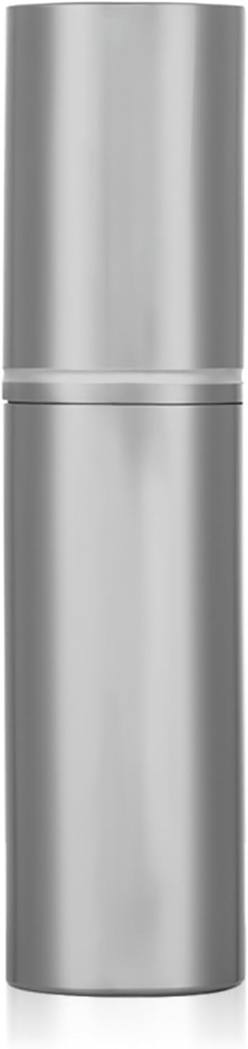 AC00SI Perfume Atomiser, Magnetic Lid Refillable Bottle, 5ml (Silver) - Portable & Leak-proof