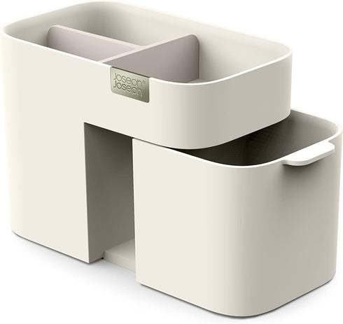 Joseph Joseph 75003 Viva Makeup Cosmetic Storage Organizer with Drawer, Small, Shell Design