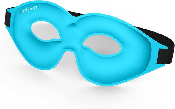 Comfytemp Cold Gel Eye Mask, Reusable Cold Compress Sleeping Mask for Puffy Eyes, Dry Eyes, Dark Circles, Migraines