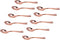YARNOW 24Pcs Rose Gold Plastic Mini Spoons, Disposable Dessert Tasting Cutlery for Parties & Everyday Use