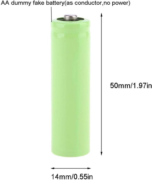 KHIOPNT 2M LR6 1-4pcs 1.5V (1.5V) AA Battery Eliminator USB Power Supply Cable Replace AA Battery