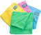 UberGreen Microfiber Cleaning Cloth With Silver - 4-Pack (Blue, Yellow, Green, Rose) - Eco-Friendly