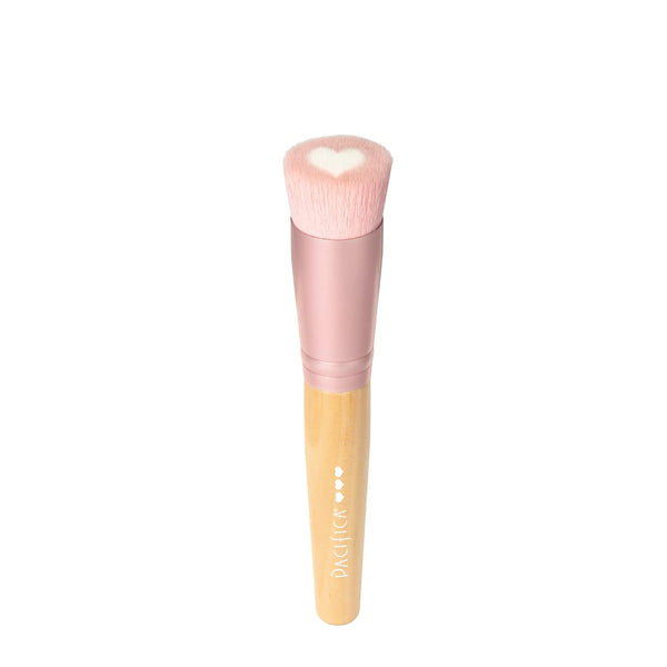 Pacifica Beauty Best Blend Cream and Tint Brush, Vegan Makeup Tool for Flawless Finish, Best for Cream or Liquid