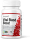 Vital Blood Boost - 90 Tablets, 90 Day Supply - Dietary Supplement for White and Red Blood Cell Support with Iron,