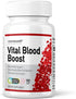 Vital Blood Boost - 90 Tablets, 90 Day Supply - Dietary Supplement for White and Red Blood Cell Support with Iron,