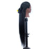 Mannequin Head with Hair - 26" Hair Styling Doll Head with Table Clamp Stand Included (Black YK)