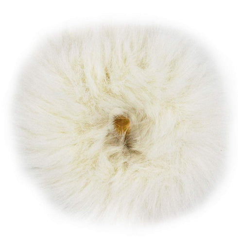 SUSULU Faux Fur Hair Bands Set of 12, Fluffy Scrunchies for Women in 6 Colors, Warm Accessories