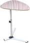 HEVIRGO Modern Triangle Stand Adjustable Height 360 Degree Rotatable Bedside Table Lifting Moveable