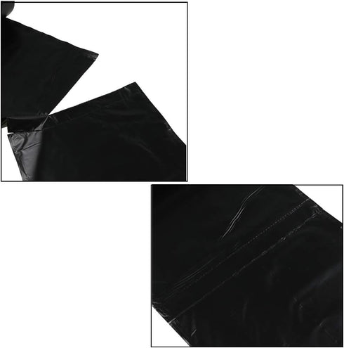 150 Count 4 Gallon Small Garbage Bags, Black Office Kitchen Bathroom Trash Can Liners