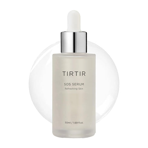 SOS Serum by TIRTIR - Radiant Glow Boosting Face Serum for Plumping, Anti Aging, and Hydrating Skin