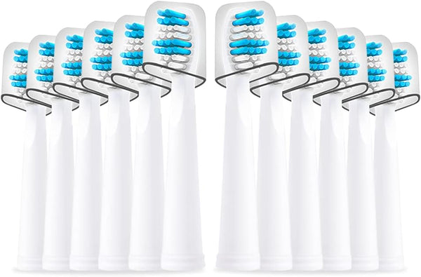Replacement Toothbrush Heads for fairywill Electric Toothbrush, Model FW-507/FW-508/2011/959/917/551 (12 Pack)