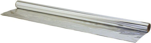 Hygloss Mylar Gift Wrap Roll, 24 Inch x 8.3 Feet, Silver (61205)