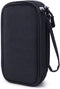 Diabetic Supplies Travel Case Organizer - Storage Bag for Test Strips, Lancets, Needles, Glucose Meter (Black)