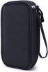 Diabetic Supplies Travel Case Organizer - Storage Bag for Test Strips, Lancets, Needles, Glucose Meter (Black)