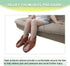 Heel Cushion Protector Pillow for Pressure Sores, Foam Heel Ankle Protectors for Bed Sores, 2 Pcs (Brown)
