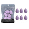 6PCS Mini Makeup Sponge Set, Small Beauty Blender for Foundation, Powder, Concealer, Highlight, Purple