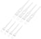 MECCANIXITY Shaver Cleaning Brush Tools with White Handle, 2 Sizes for Keyboard, Window Track, Home, Office, 8 Pack