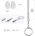 Eyeglass Nose Pads Screw-in Repair Kit, Anti-Slip Soft Silicone Air Chamber Bag with Screws and Screwdriver for Glasses