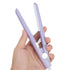 Mini Dual Purpose Curling Iron, Mini Flat Iron, Hair Straightener, 2 in 1 Ceramic Flat Iron & Curler