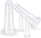 4 Pcs Silicone Facial Cupping Set, Vacuum Massage Cup Kit for Face, Eyes, Lips, Neck, Anti Aging Wrinkle Therapy Set