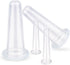 4 Pcs Silicone Facial Cupping Set, Vacuum Massage Cup Kit for Face, Eyes, Lips, Neck, Anti Aging Wrinkle Therapy Set