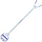 Grabber Buddy Innovative Reacher Tool, White, Blue, Aluminum, 48 Inch