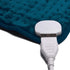 Ambershine XXXL King Size Heating Pad 17"x33" with 12 Temperature Settings for Pain Relief, Dark Teal