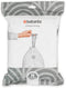 Brabantia PerfectFit Trash Bags, Size H/13.2-16 Gal, Thick Plastic Liners with Drawstring Handles, 40 Bags