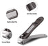Nail Clippers Set with Built-in Nail File, Durable Sharp Zinc Alloy Clipper and Toenail Clipper