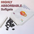 VED CoQ10 500mg, Naturally Fermented Ubiquinone Coenzyme, Highest Strength, 120 Softgels, 4 Months Supply