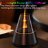 KadiDise 120ml 7-Color Flame humidifier,Flame Aroma Diffuser, Flame Humidifier, Essential Oil Aromatherapy Diffuser