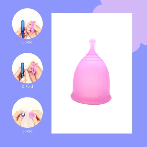 Set 12 Reusable Menstrual Cup - The Most Reliable Medical Grade Silicone Period Cups - Comfortably use for Hours (Small