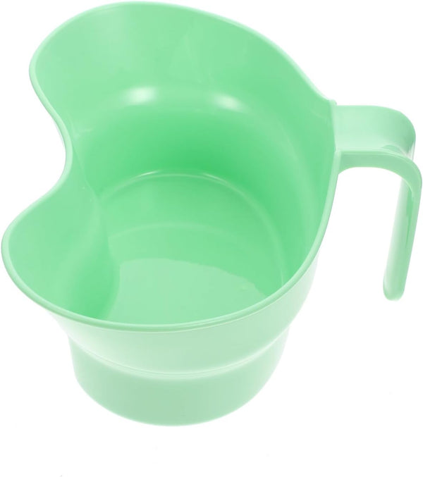 Bed Cup Patient Basin, Plastic Dental Emesis for Elderly Bedridden Patients Cleaning