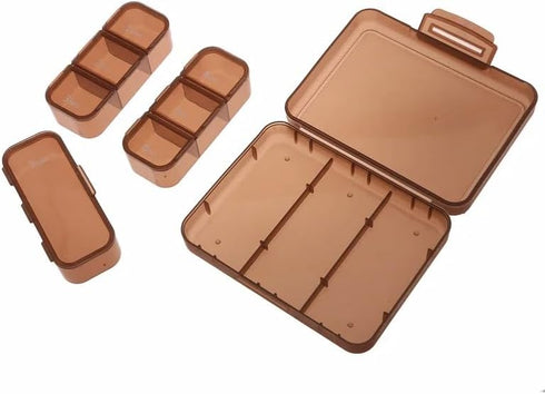 Leen4You 7 7 Pill Case Organizer Portable Grids Double Sealed Weekly Pill Box Medicine Dispenser Tablet Organizer