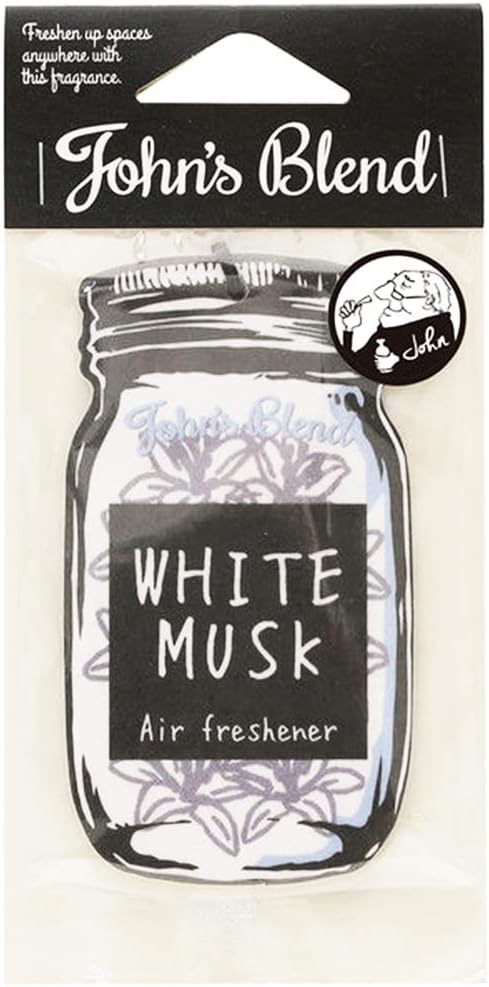 John's Blend Paper Air Freshener - White Musk