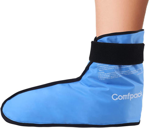 XL Foot Ice Pack Wrap for Plantar Fasciitis, Ankle Ice Boot for Post Surgery, Hot Cold Therapy Relief