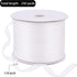 250 Yards 1/4 Inch Narrow Sheer Organza Chiffon Ribbon for Crafts Making, Gift Wrapping (White)