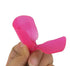 yueton Pack of 10 Reusable Toenail Nail Art Soak Off Cap Clip, UV Gel Polish Remover Tool (Hot Pink)