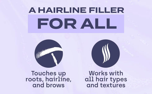Toppik Fill Me In Hairline Filler - Hair Color Root Touchup Wand for Thinning Hairline, 0.176 oz (5 g), Dark Brown
