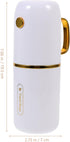 GLEAVI Travel Container Toothbrush Case, 1 Set Mouthwash Cup, Gilded Toiletry Set, Portable Toothbrush Holder