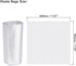 MECCANIXITY Small Trash Bags, 0.5 Gallon Garbage Bags for Desktop Mini Trash Can, 4 Rolls / 120 Counts (White)