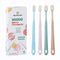 Upgrade Version 4 Pack Micro Nano Extra Soft Toothbrush for Adults, 20000 Soft Bristles for Sensitive Teeth