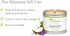 Palm 6 Oz Massage Oil Candle, Coconut Oil Natural Soy Wax