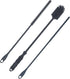 PEUTIER 3pcs Silicone Bottle Brush & Straw Cleaner Brush, Reusable Straw Cleaning Brush
