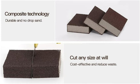 6pcs/lot Magic Cleaning Sponge, Carborundum Sponge Brush, Nano Sponge Washing Tool, 3.94 * 2.76 * 0.98in