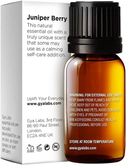 Gya Labs Juniper Berry Essential Oil for Diffuser - 0.34 Fl Oz - 100% Pure Natural Oil for Skin & Candle Making