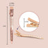 Kitsch Professional Alligator Clips for Hair Styling – 3.5" Aluminum Hair Sectioning Clips, Rose Gold, 6 Pcs