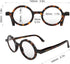 LONDON MOLE Eyewear, Moley Reading Glasses, Round Glasses, Stylish Reading Glasses for Men, Women, Unisex, Tortoiseshell