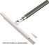 Pawy Pawy 2-in-1 Shower Squeegee for Glass Doors, Telescopic Squeegee for Window Cleaning with Microfiber Scrubber